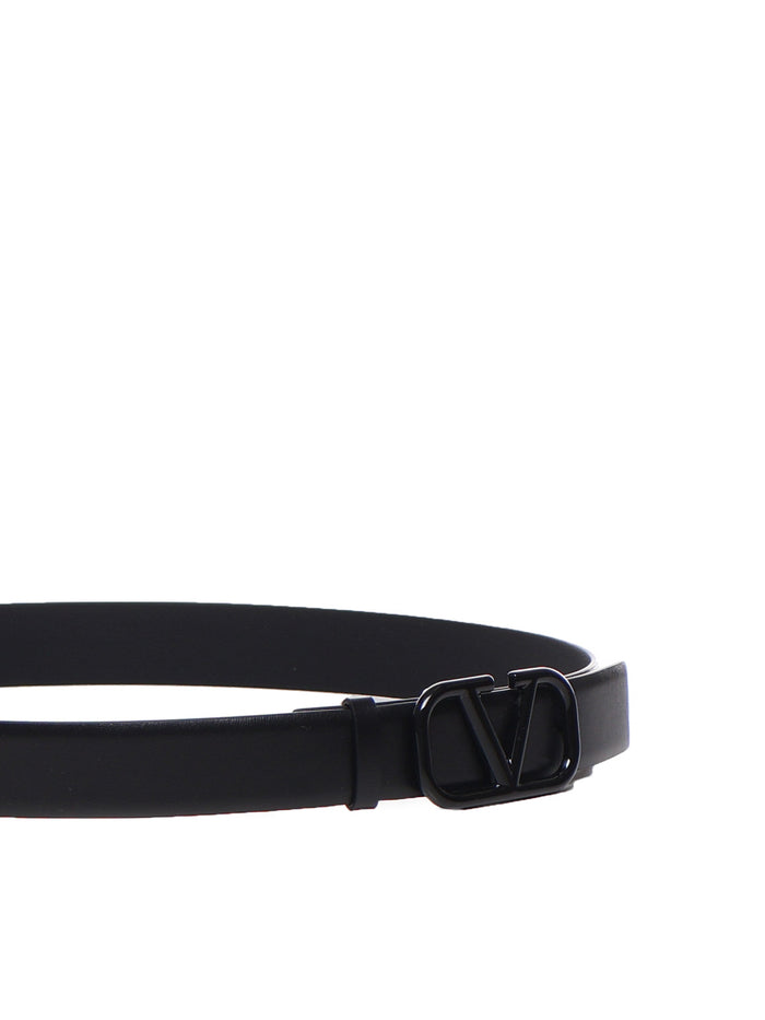 Valentino Garavani Belts Black Calfskin