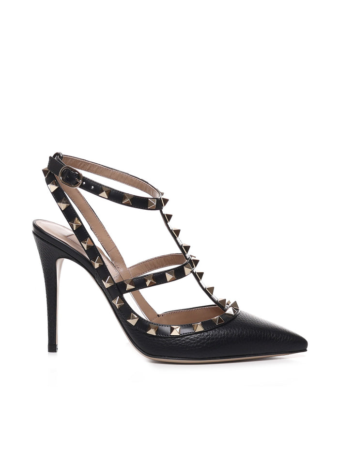 Valentino Garavani With Heel Black Calfskin