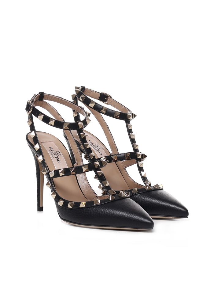 Valentino Garavani With Heel Black Calfskin