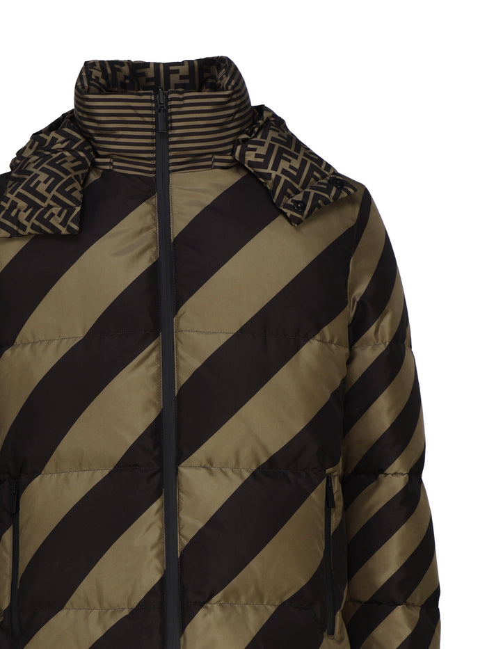 Fendi Coats Tabacco/moro Pl+fod.:pl