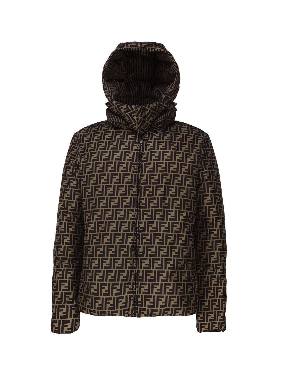 Fendi Coats Tabacco/moro Pl+fod.:pl