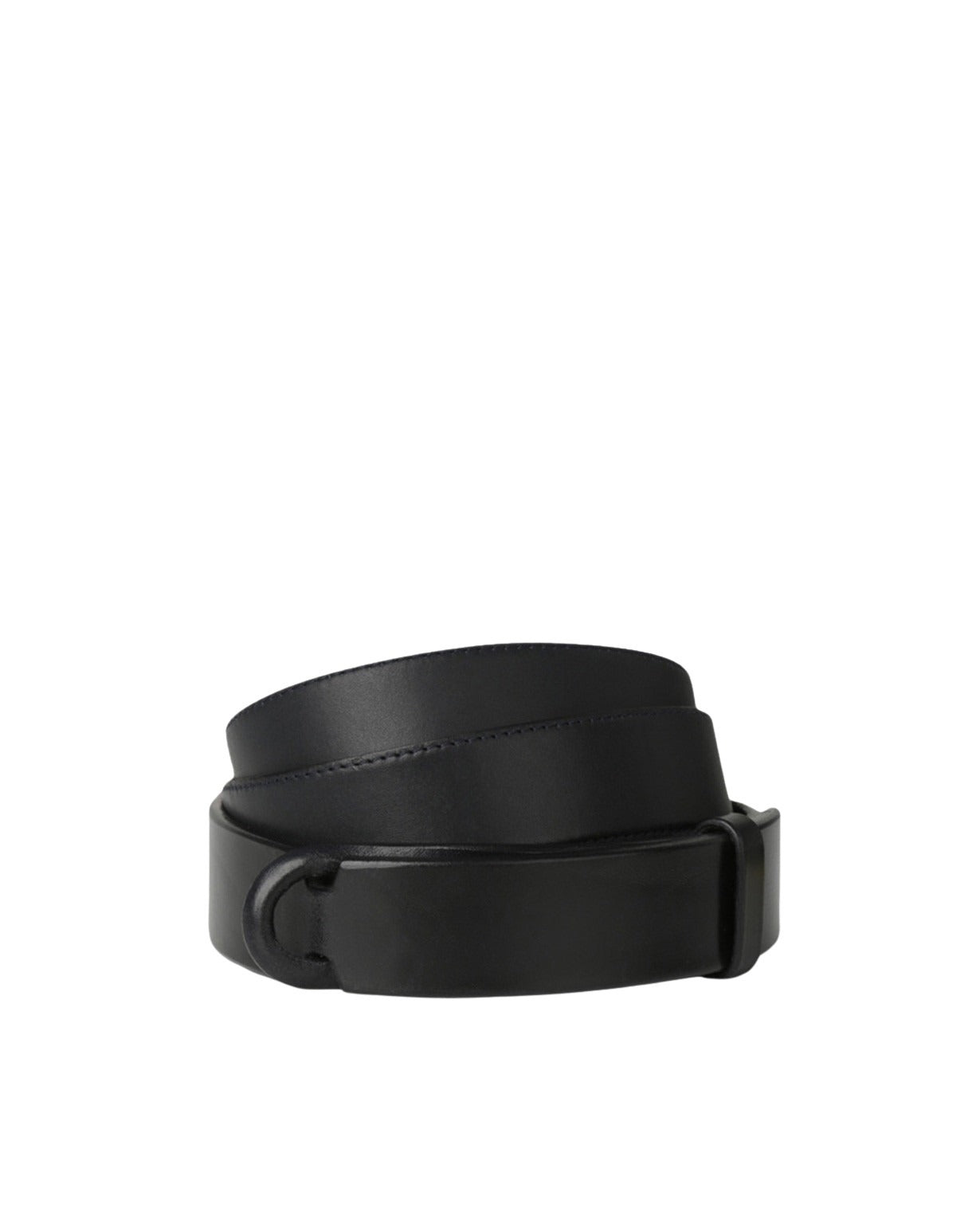 Nobuckle Bull Blue Leather Belt