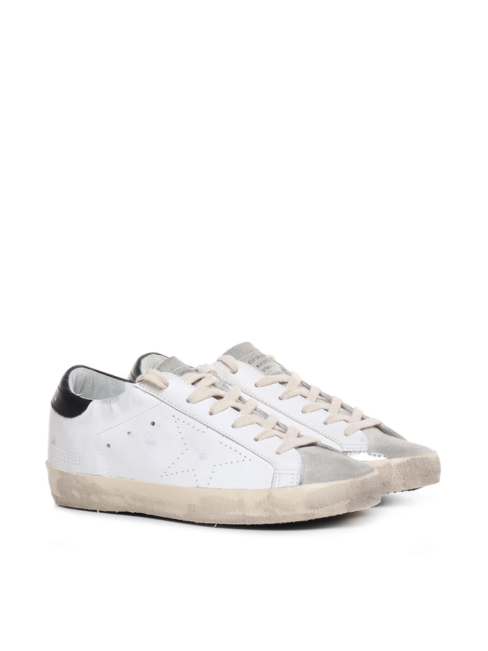 Golden Goose Sneakers White/ice/black Cow Leather