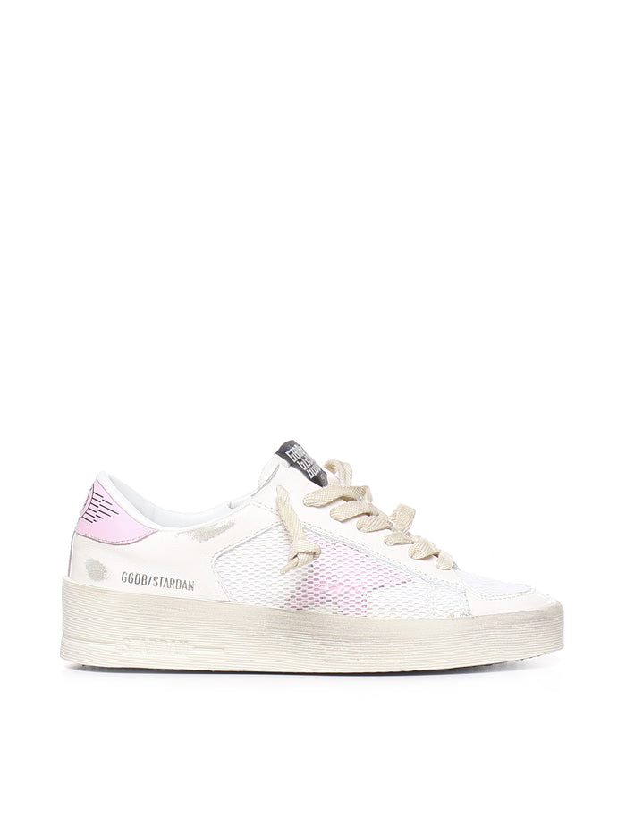 Golden Goose Sneakers White, Pink Sheepskin