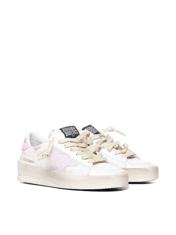 Golden Goose Sneakers White, Pink Sheepskin