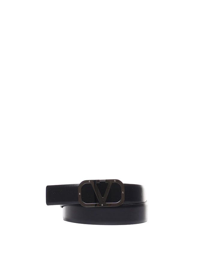Valentino Garavani Belts Black Calfskin