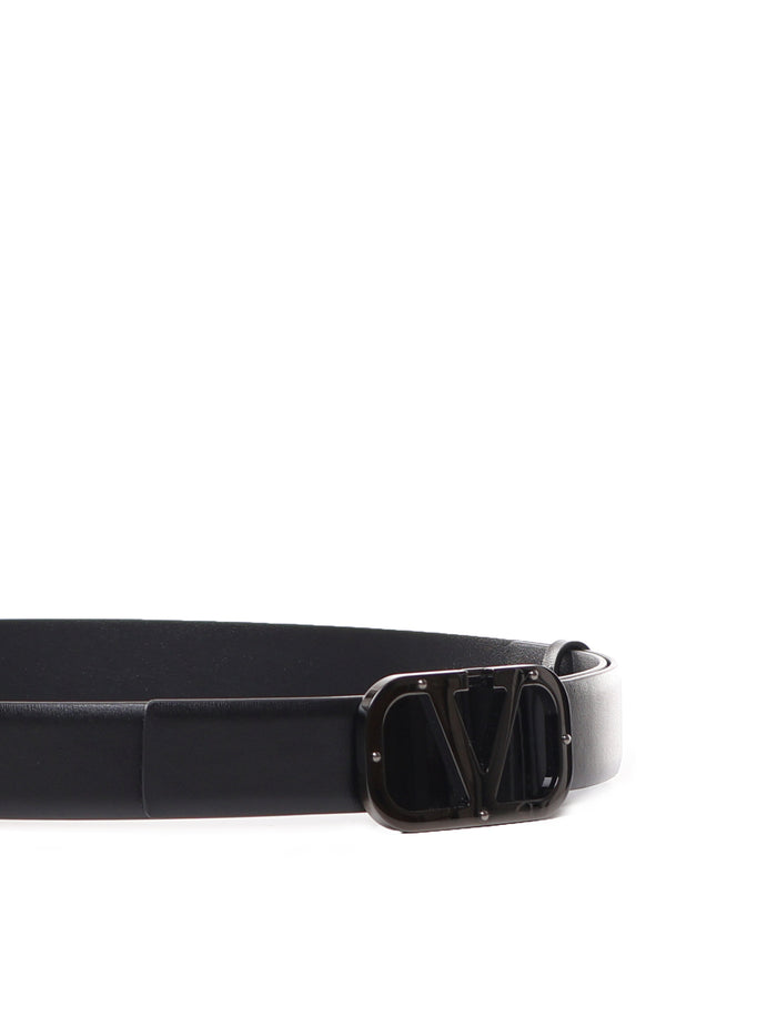Valentino Garavani Belts Black Calfskin