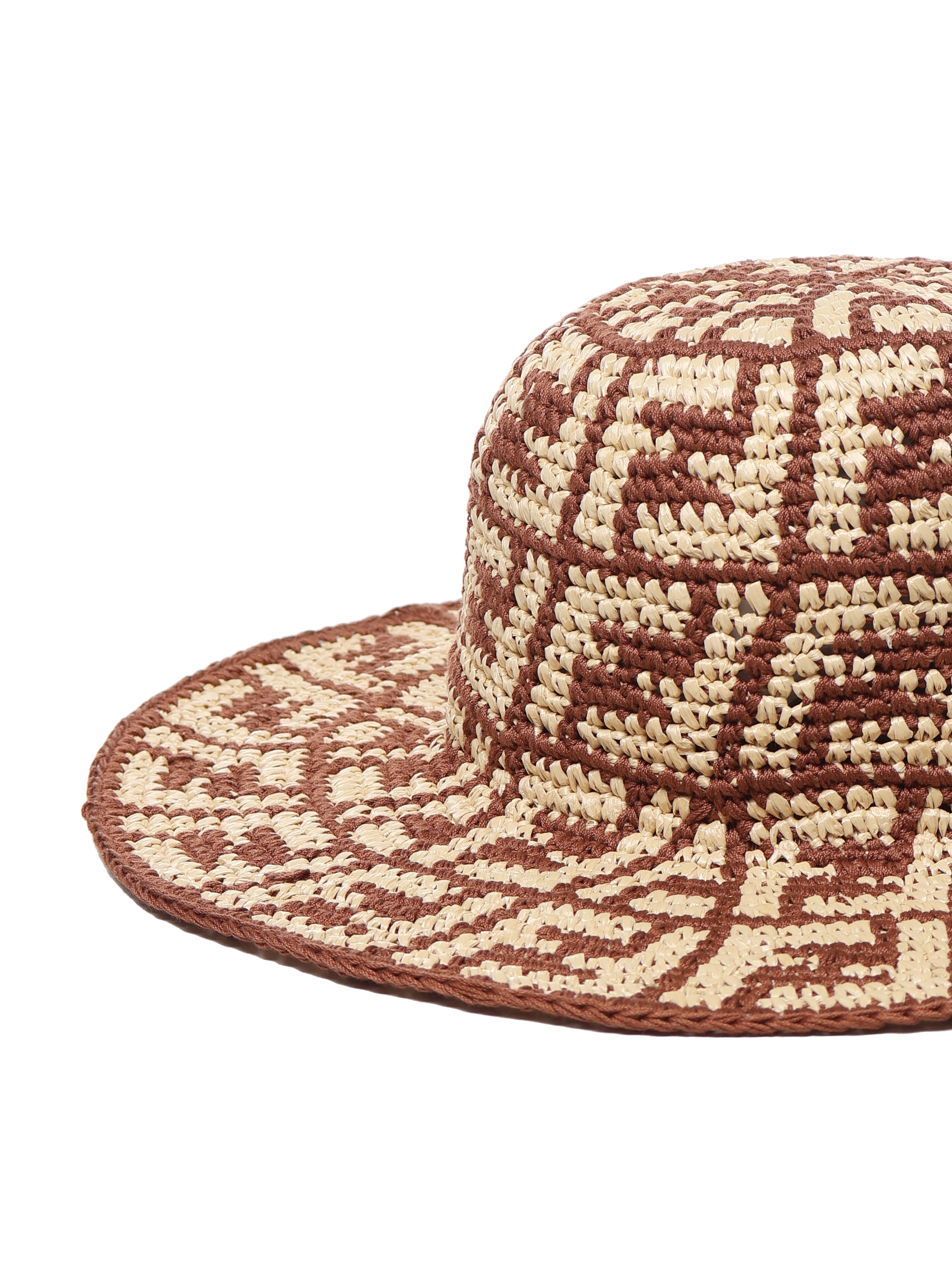 Fendi Hats Beige, Brown Cotton