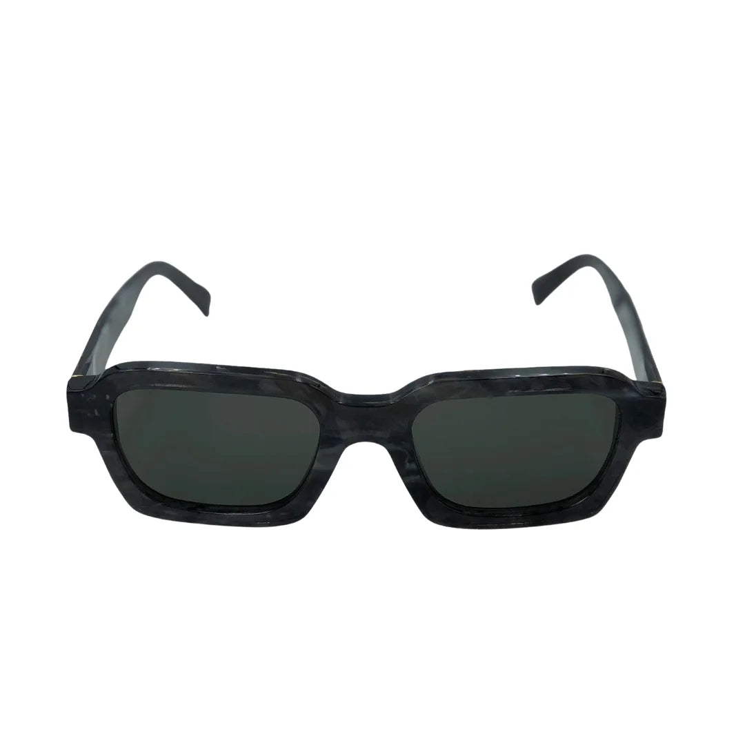 Caro Marble Gray Black Acetato Nylon Glasses
