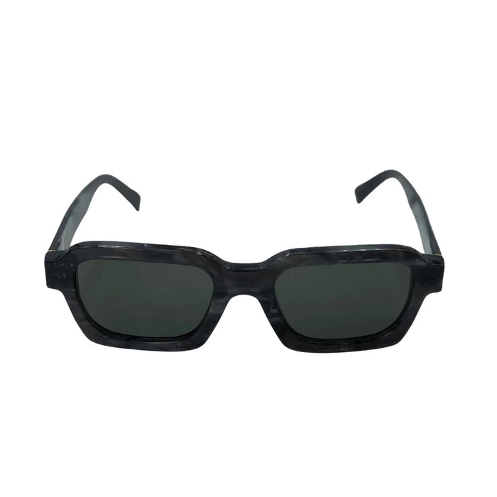Caro Marble Gray Black Acetato Nylon Glasses