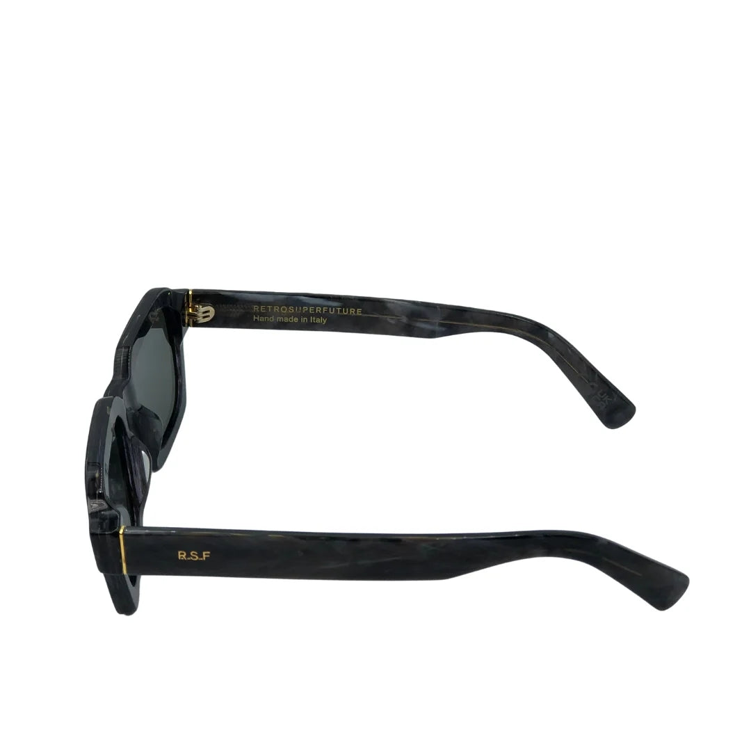 Caro Marble Gray Black Acetato Nylon Glasses