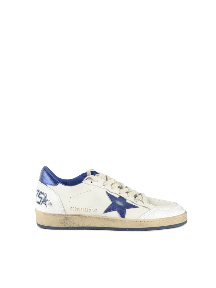 Golden Goose Sneakers White/bluette Sheep Leather
