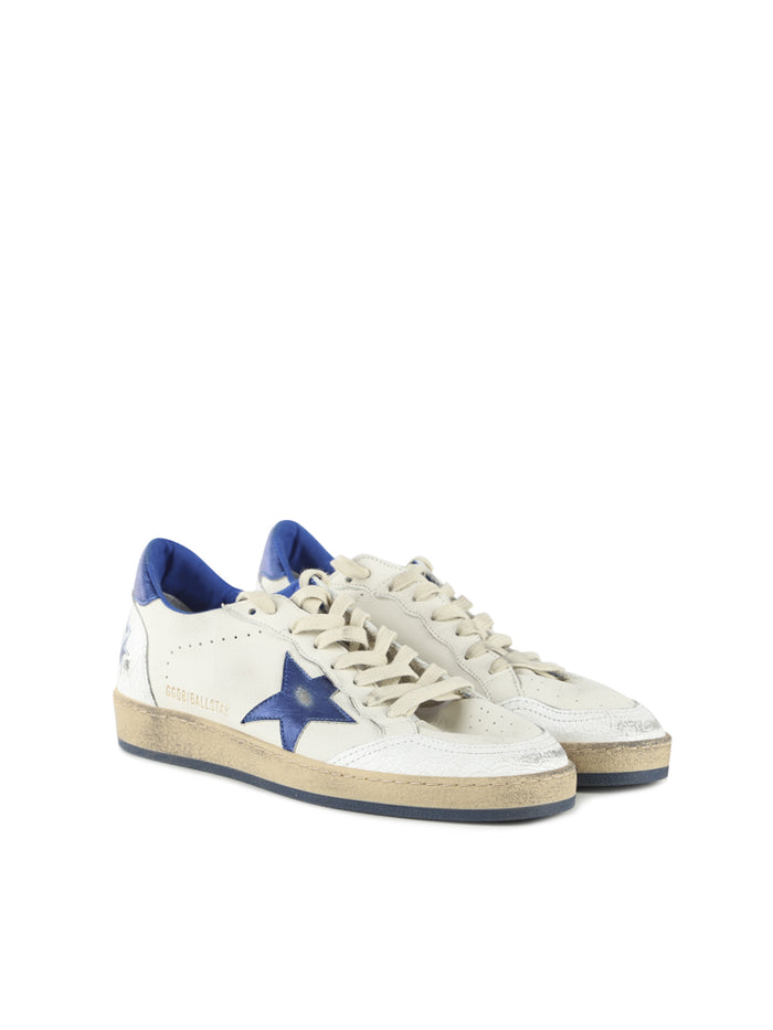 Golden Goose Sneakers White/bluette Sheep Leather