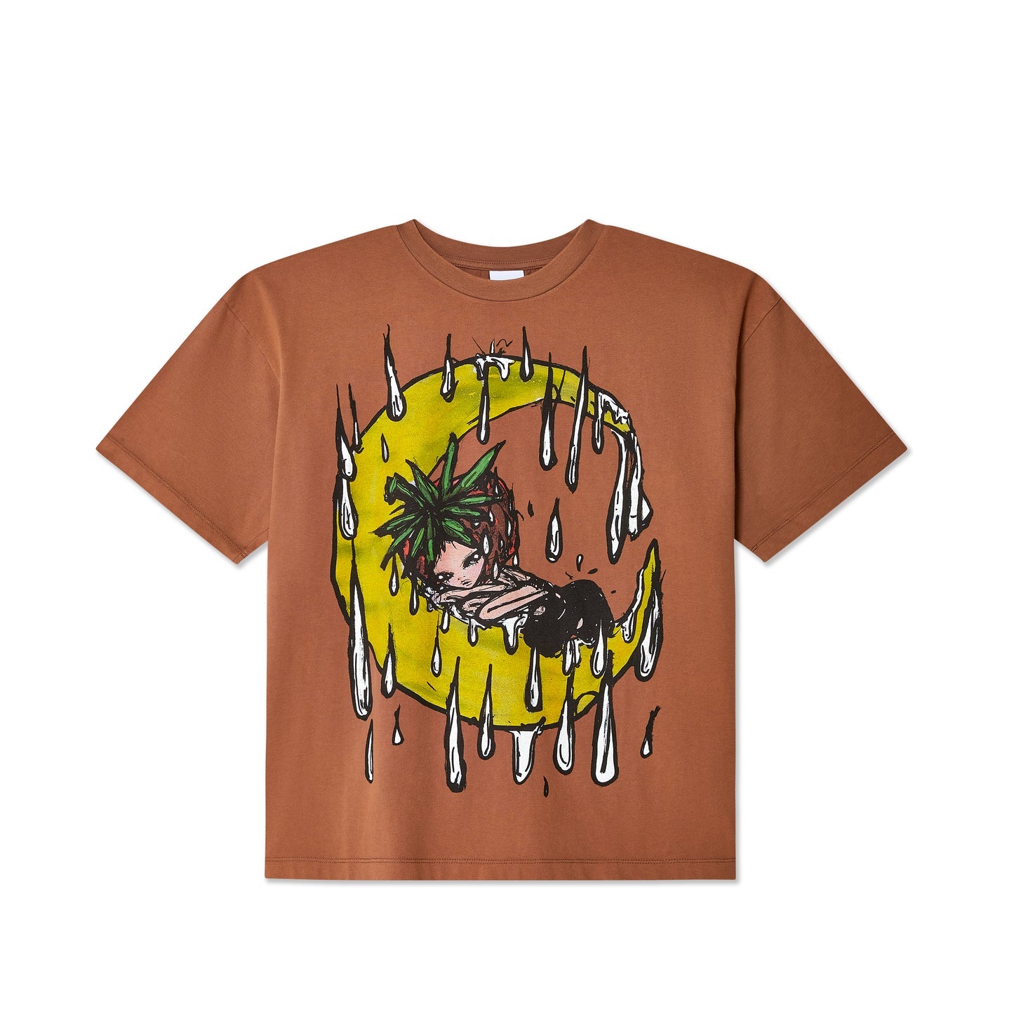Unisex Eri Tshirt Knit Brown Organic Cotton