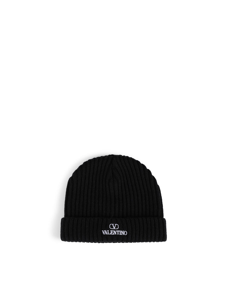 Valentino Garavani Hats Black Virgin Wool