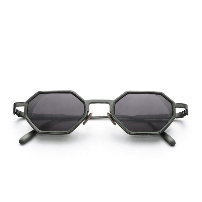 Capote Eyewear Cc13 Satin Green Titanio Sunglasses