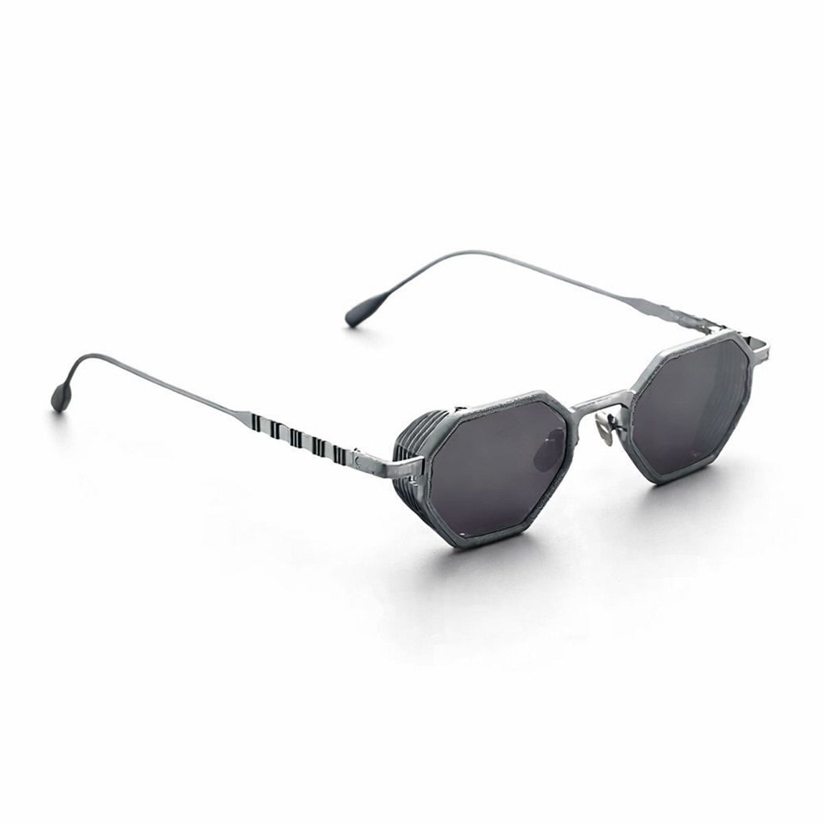 Capote Eyewear Cc13 Satin Green Titanio Sunglasses