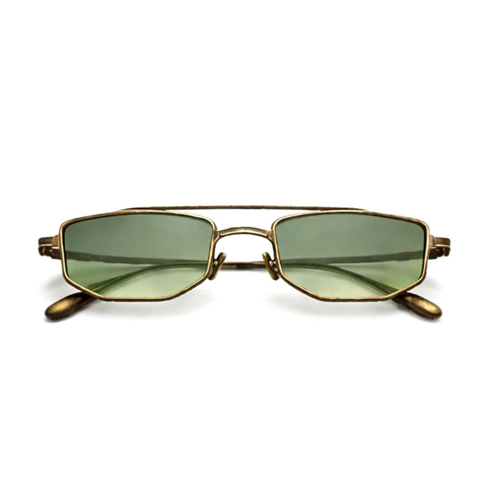 Capote Eyewear Cc012 Antique Gold Titanio Sunglasses