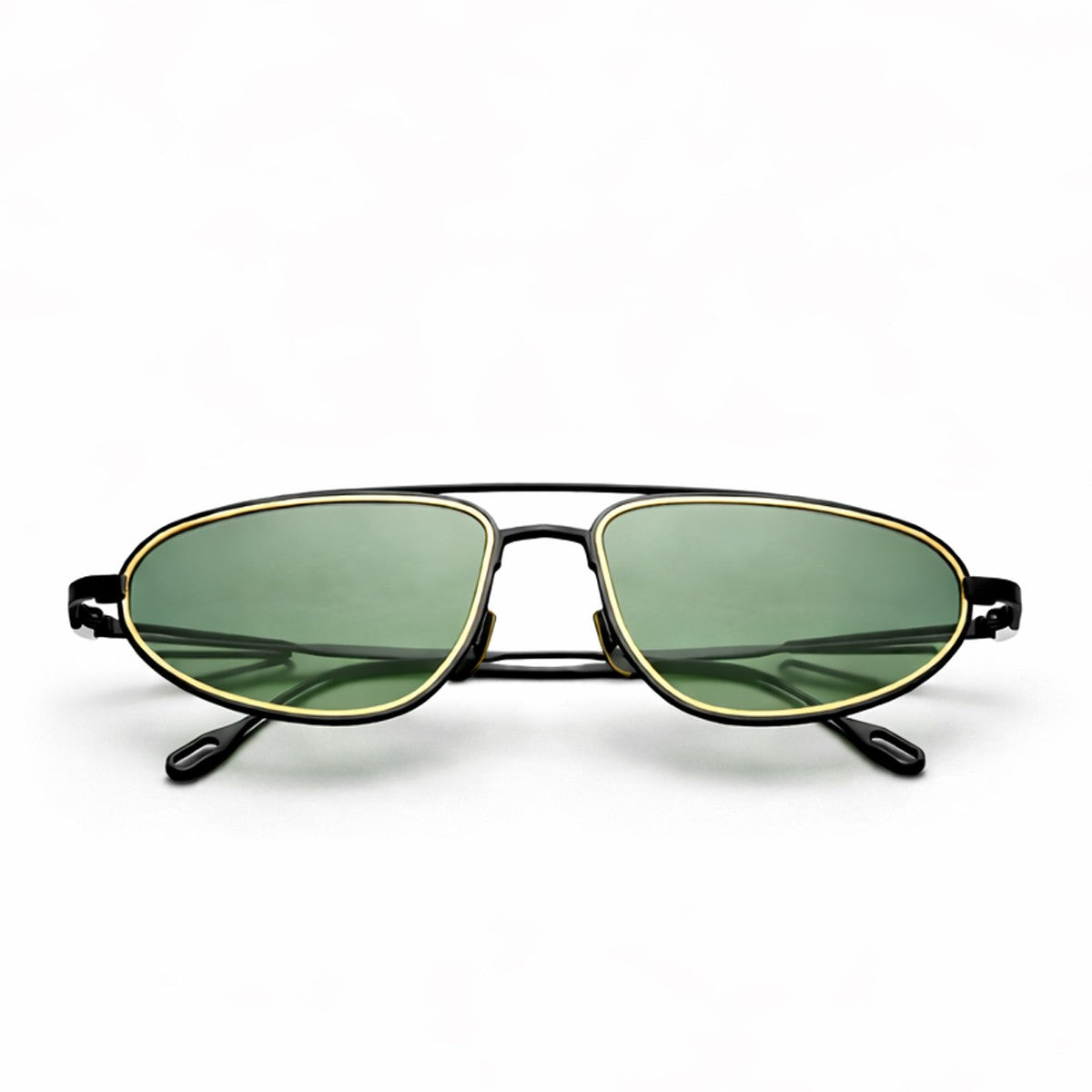 Capote Eyewear C009 Paper Clip Black Titanio Sunglasses