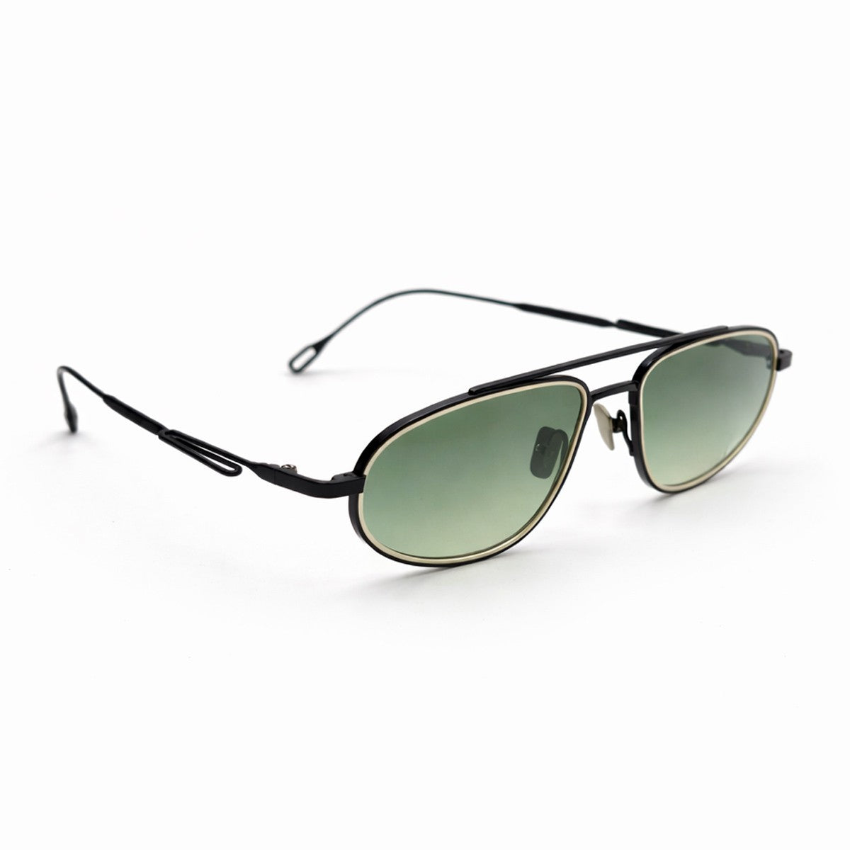Capote Eyewear C009 Paper Clip Black Titanio Sunglasses