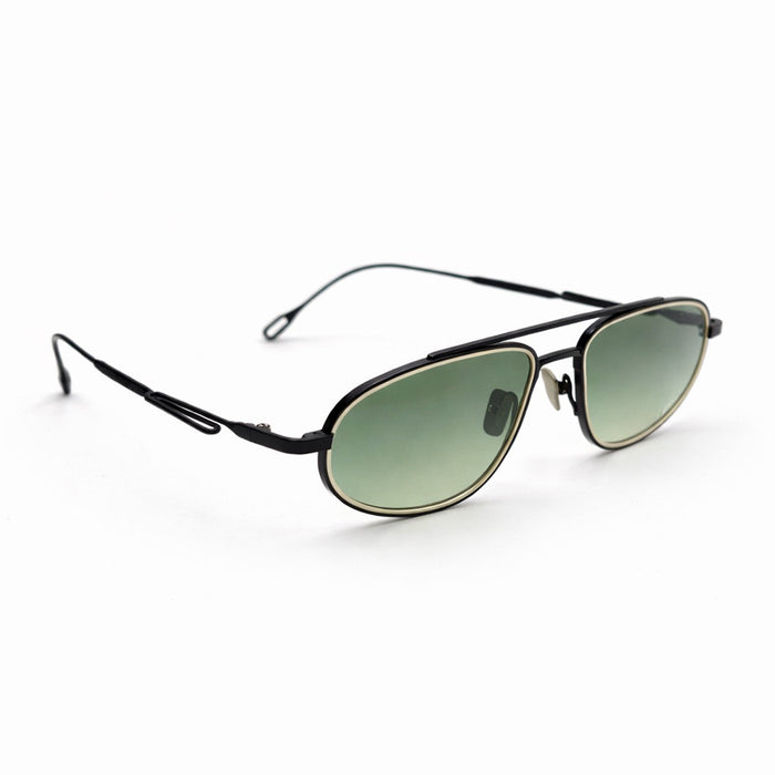 Capote Eyewear C009 Paper Clip Black Titanio Sunglasses