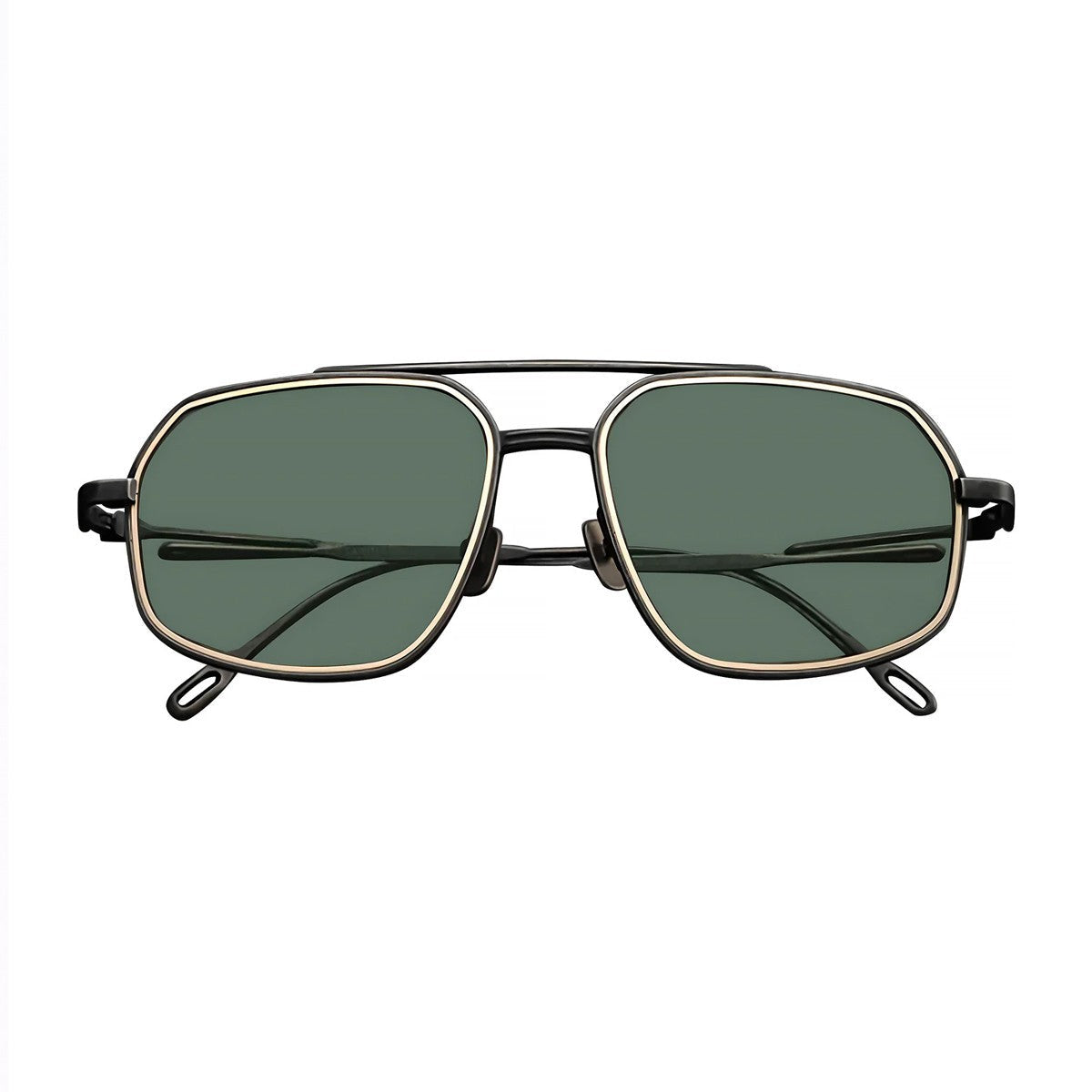 Capote Eyewear C007 Paper Clip Black Titanio Sunglasses
