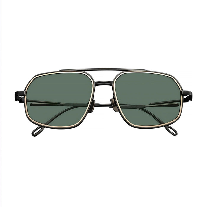 Capote Eyewear C007 Paper Clip Black Titanio Sunglasses