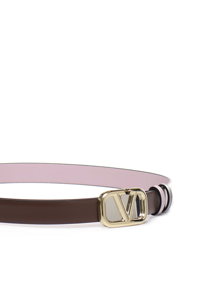 Valentino Garavani Belts Cacao/water Lilac