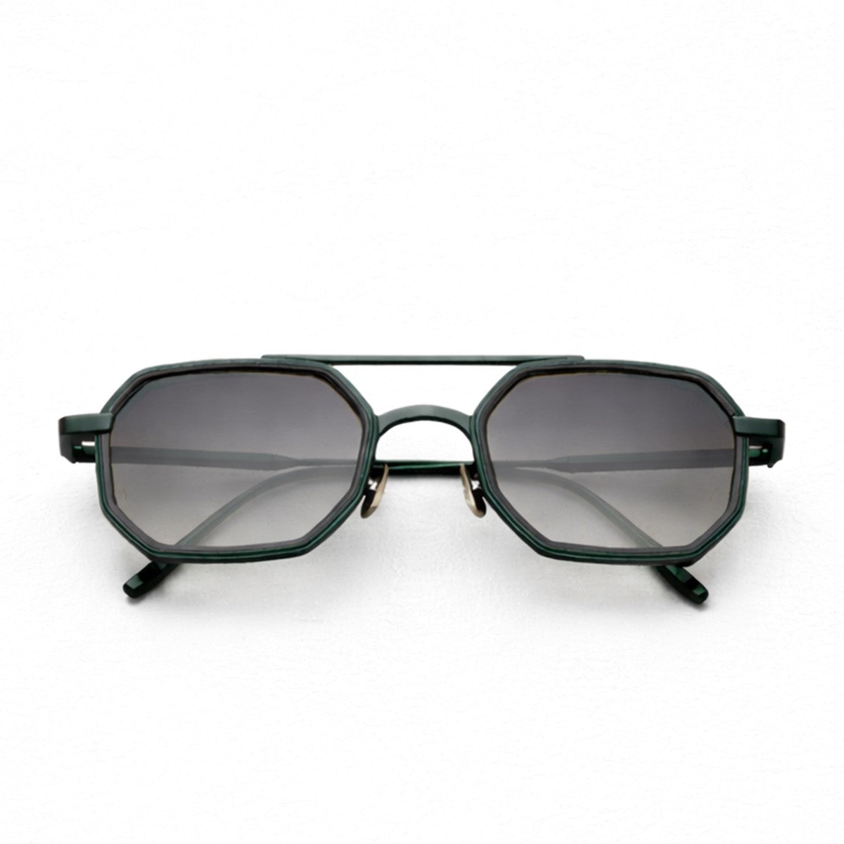 Capote Eyewear Kenaz X Satin Green Titanio Sunglasses