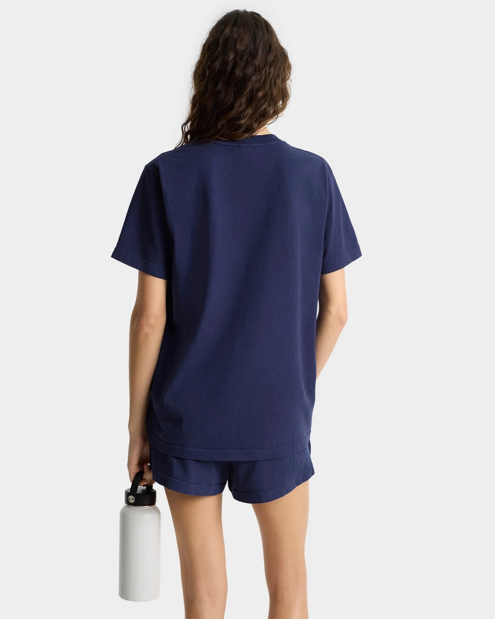 New York Ivy T-shirt Blue Cotton Tshirt