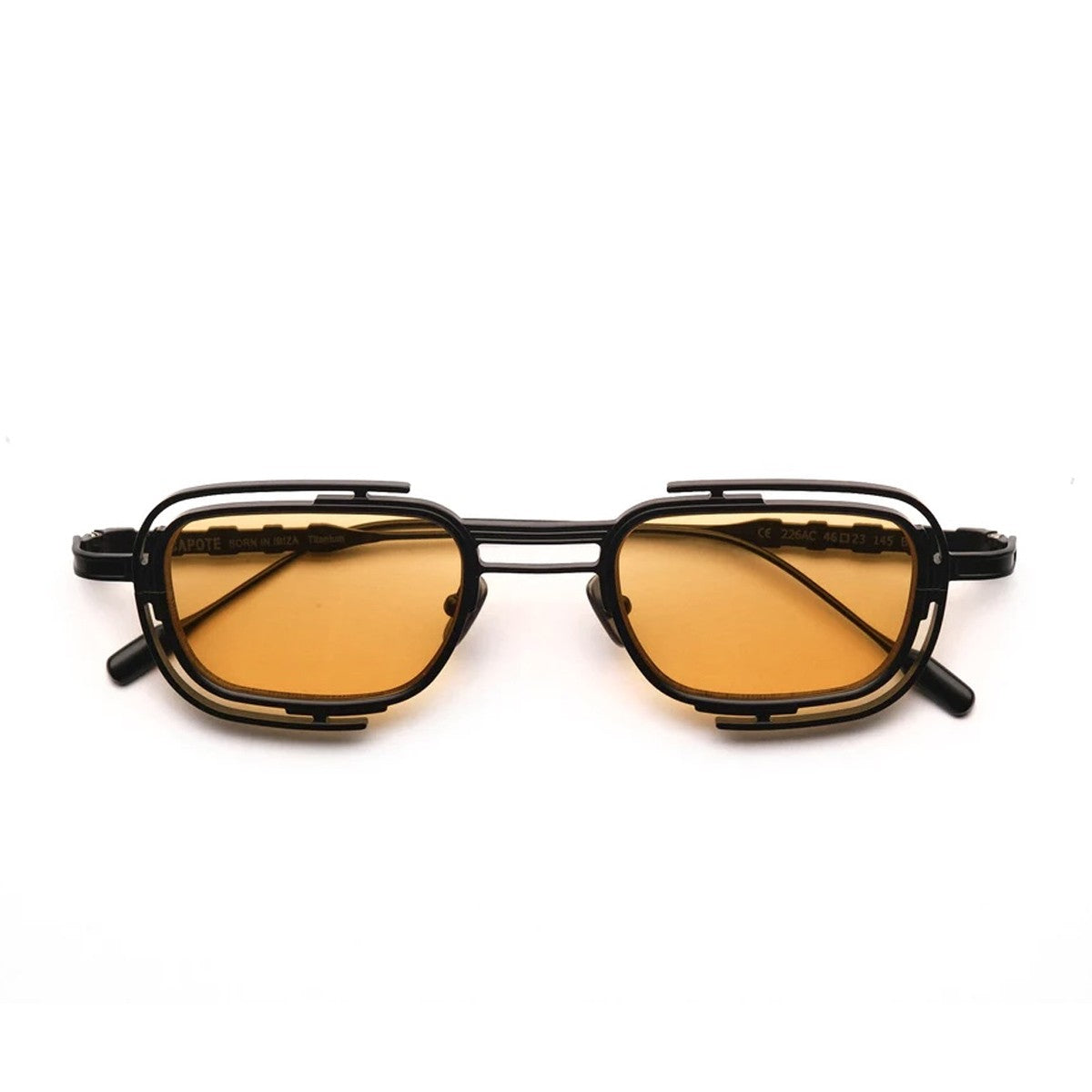Capote Eyewear 226ac Matte Black Titanio Sunglasses