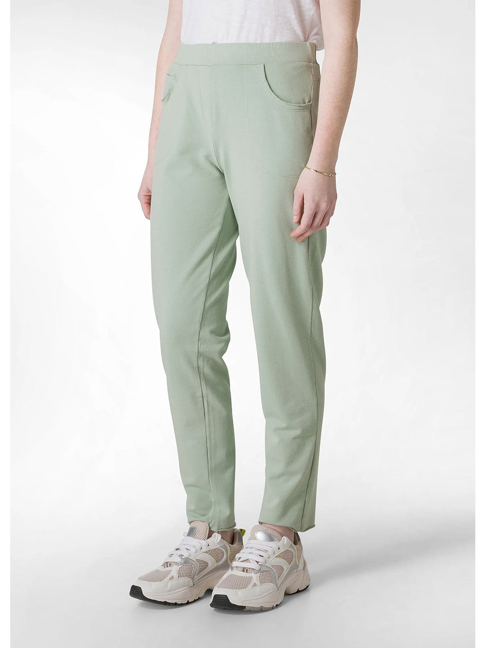 Pantalone Slim Fit Green Pantaloni