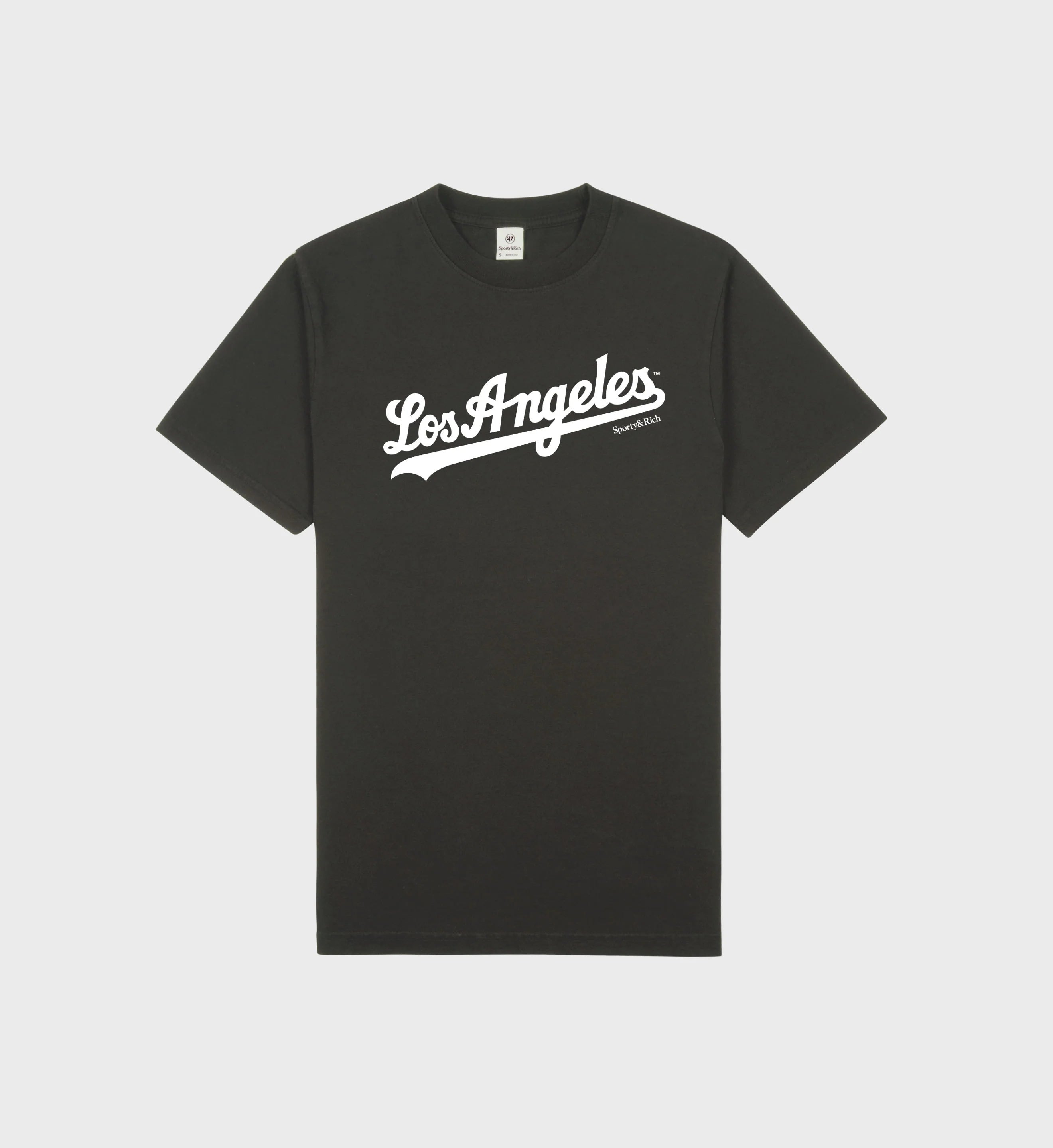 Dodgers T-shirt Black Cotton Tshirt