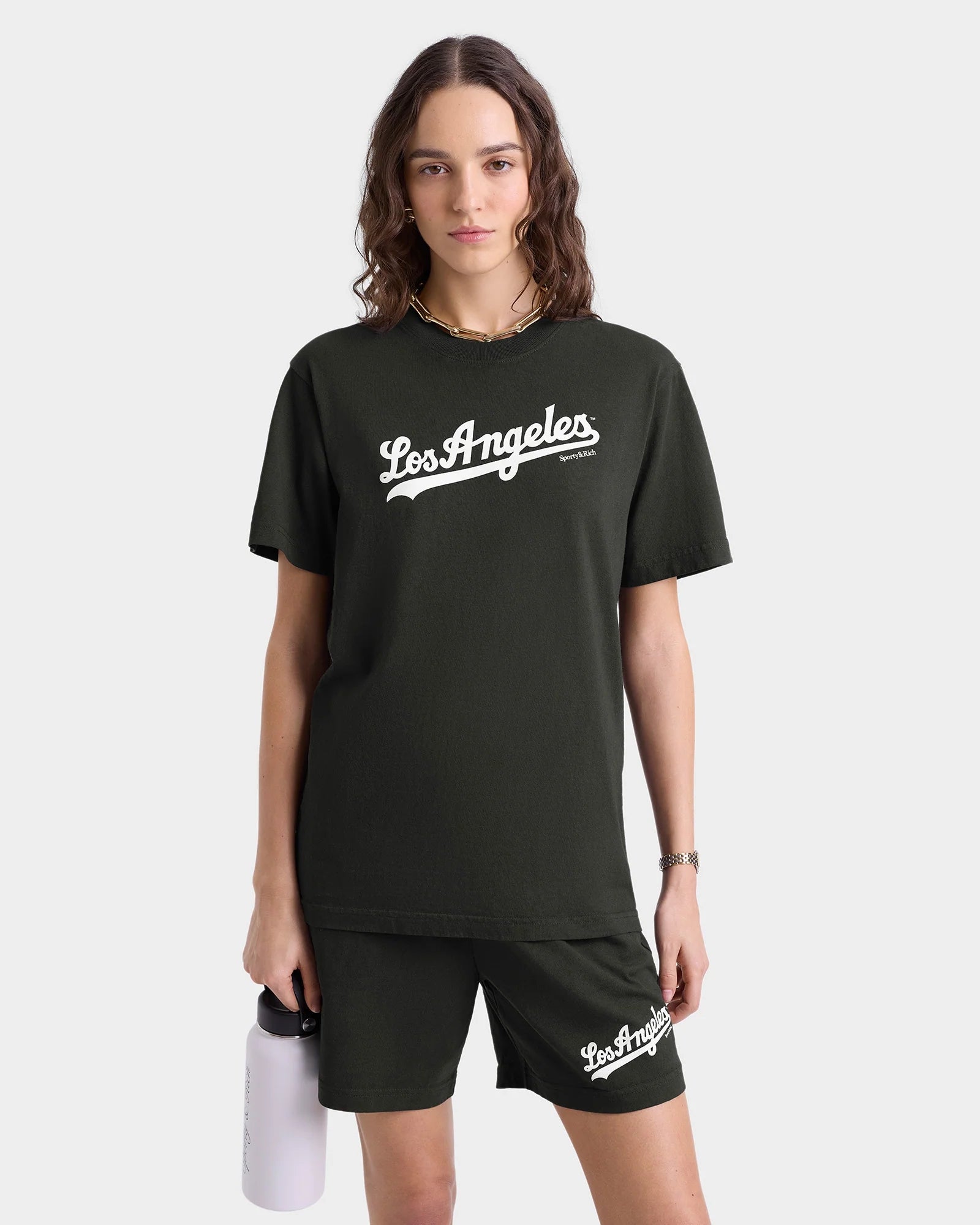 Dodgers T-shirt Black Cotton Tshirt