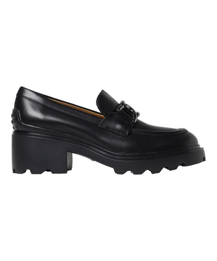 Gomma Carro T60 08d Catena Bomb.met Black Calf Leather Shoe