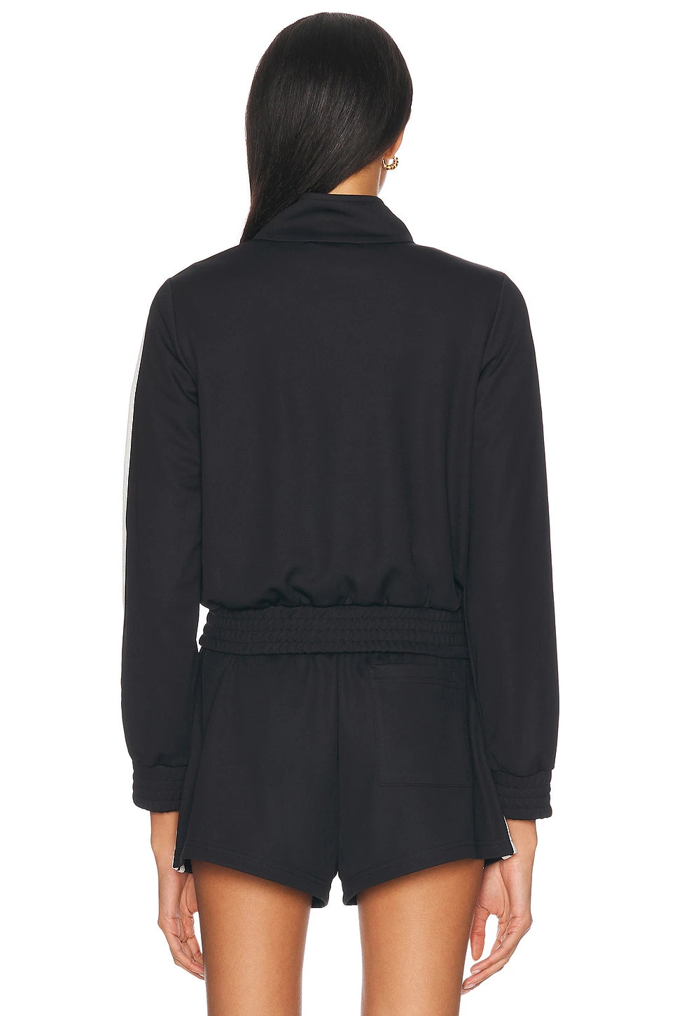Sr Runner Elio Track Jacket Black Pes Cool Max Recycled