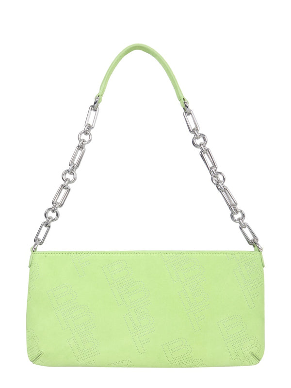 Holly Shoulder Bag Green Leather