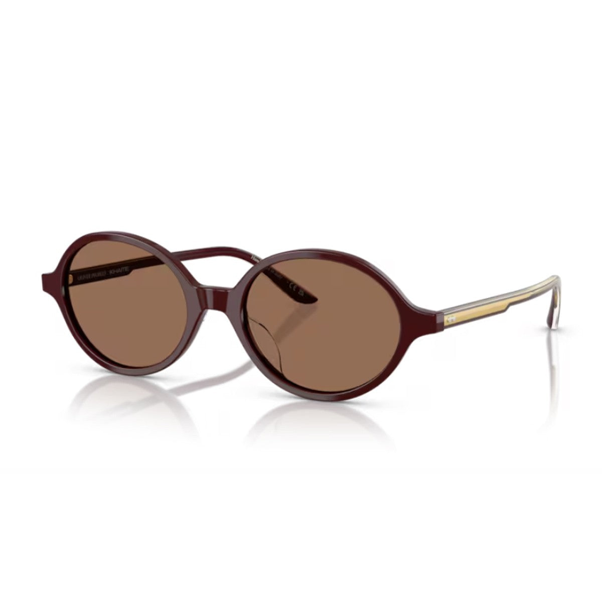 Oliver Peoples Ov5574su-2000c Collezione Khaite Burgundy Acetato Sunglasses