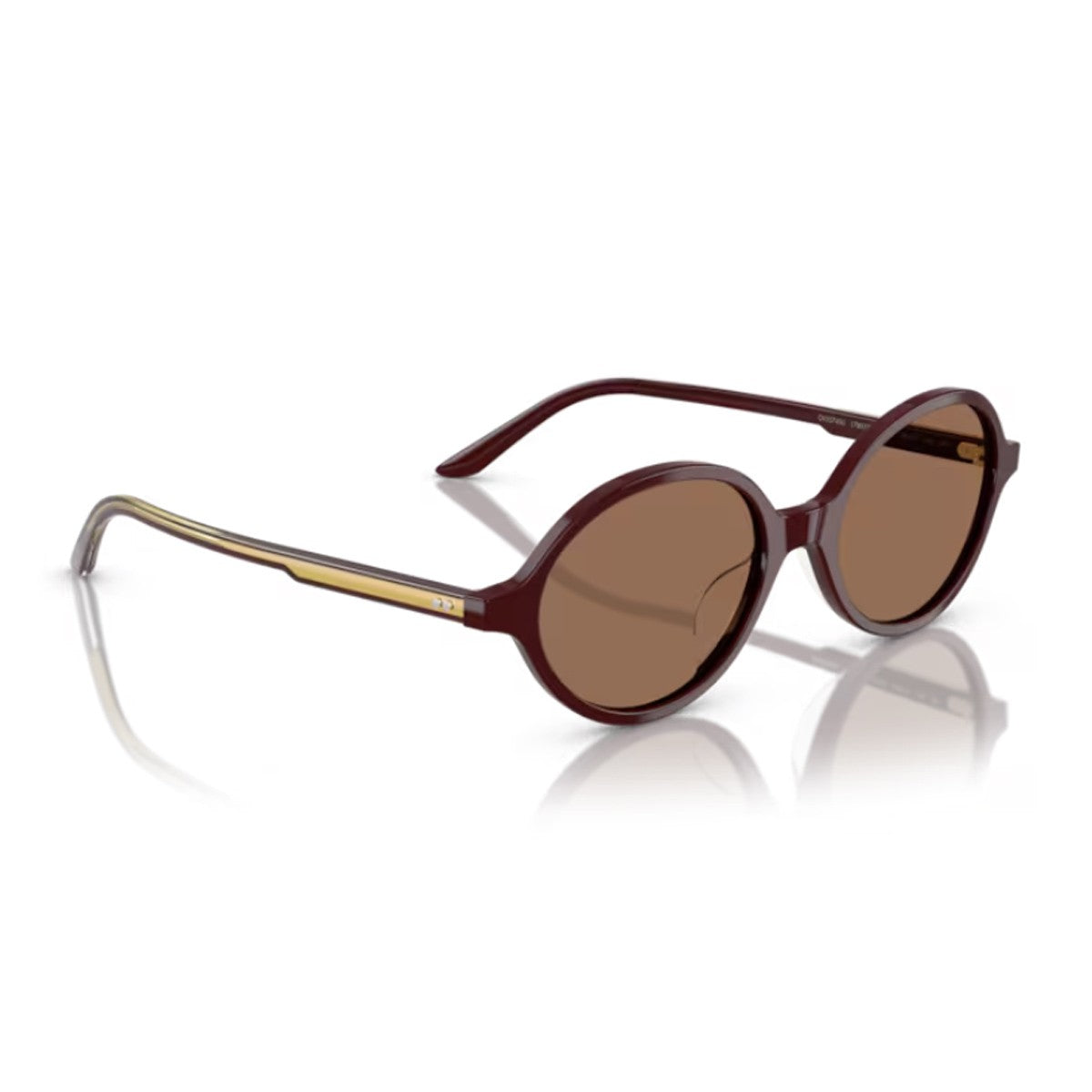 Oliver Peoples Ov5574su-2000c Collezione Khaite Burgundy Acetato Sunglasses