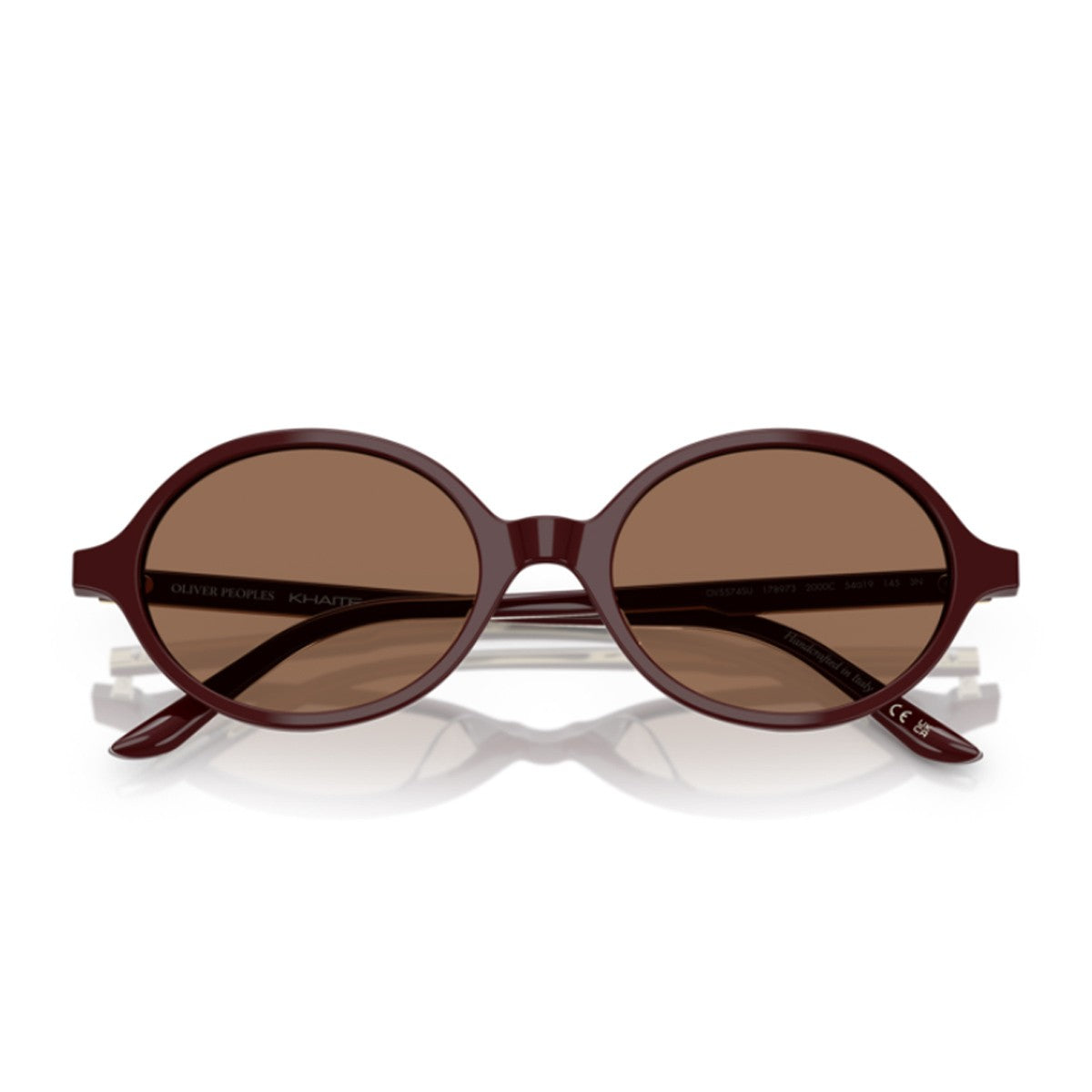 Oliver Peoples Ov5574su-2000c Collezione Khaite Burgundy Acetato Sunglasses