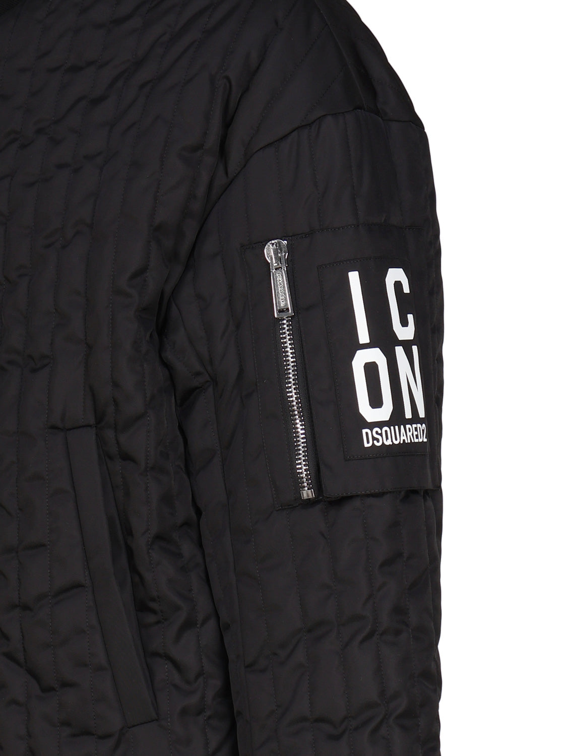 Dsquared2 Coats Black Polyamide
