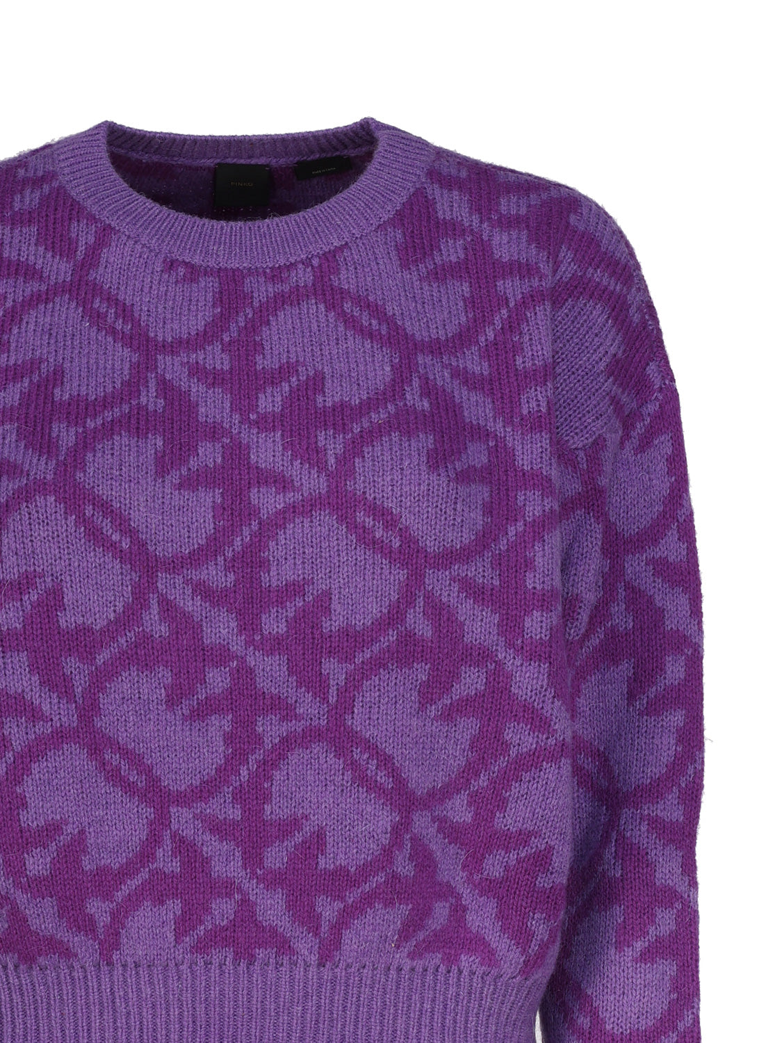 Pinko Sweaters Purple Wool