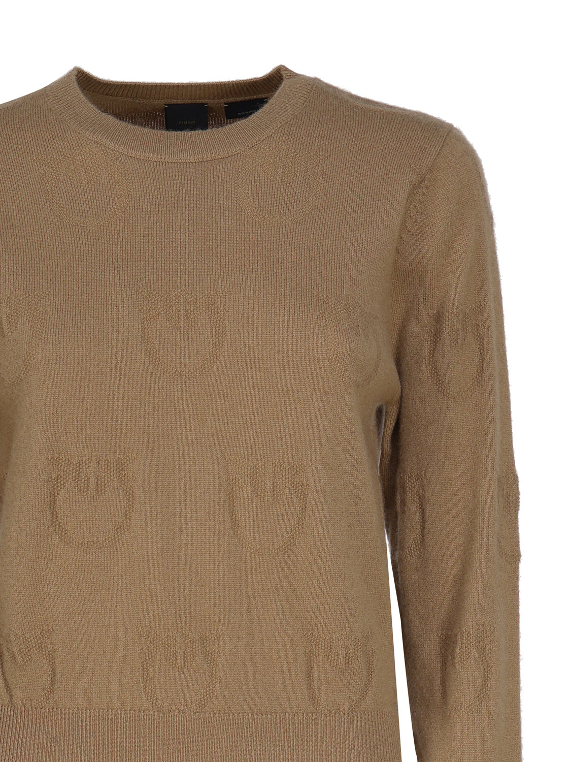 Pinko Sweaters Brown Cashmere