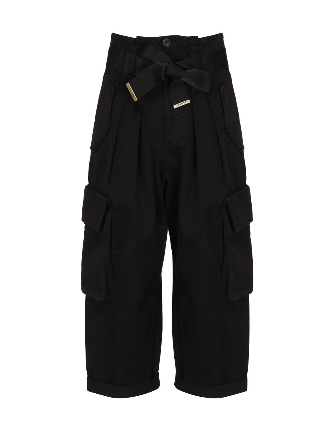 Pinko Trousers Black Cotton