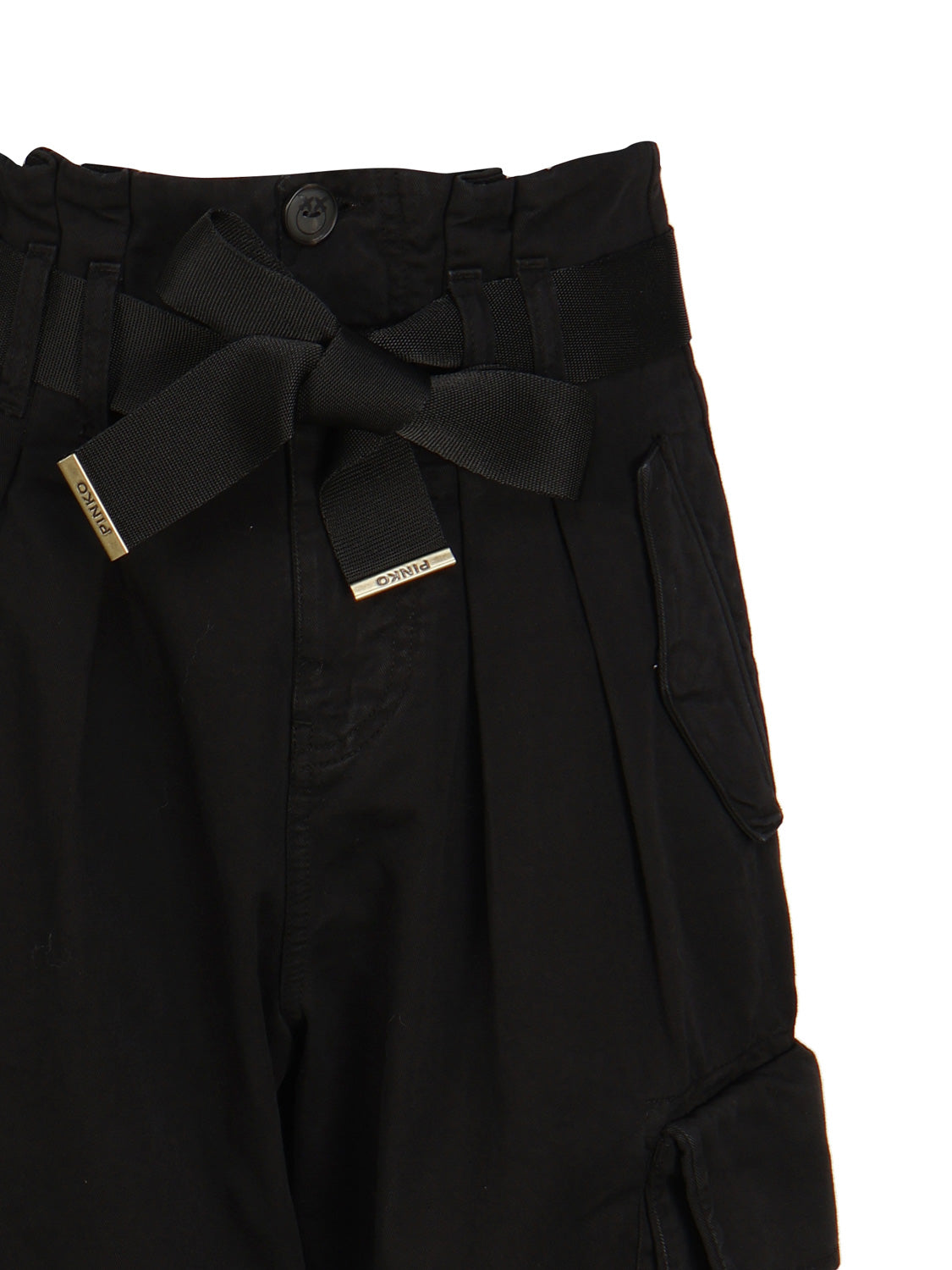 Pinko Trousers Black Cotton