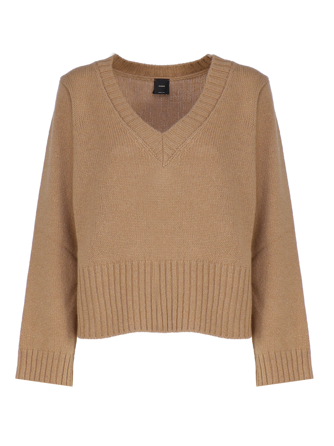 Pinko Sweaters Beige Wool