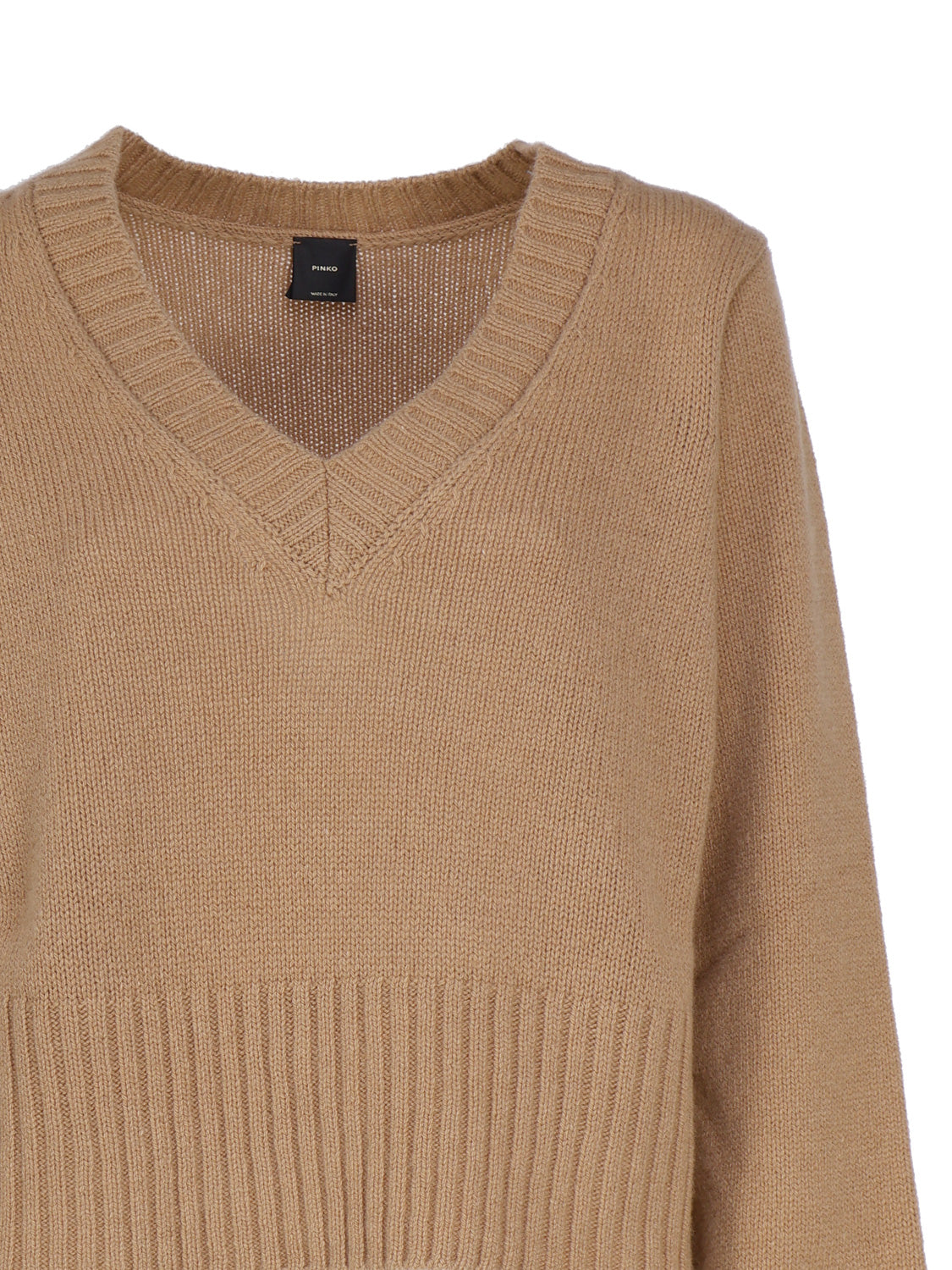 Pinko Sweaters Beige Wool