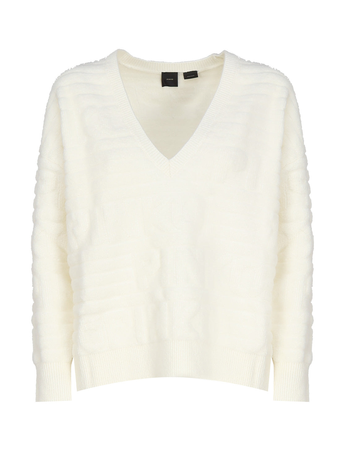 Pinko Sweaters White Acrylic