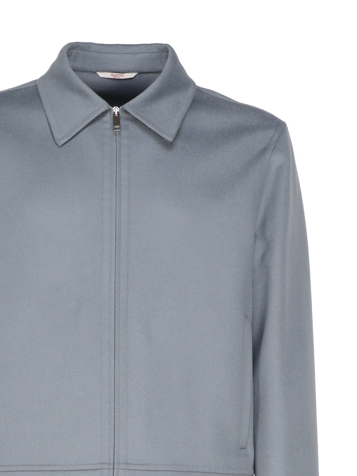 Valentino Garavani Coats Grey Virgin Wool
