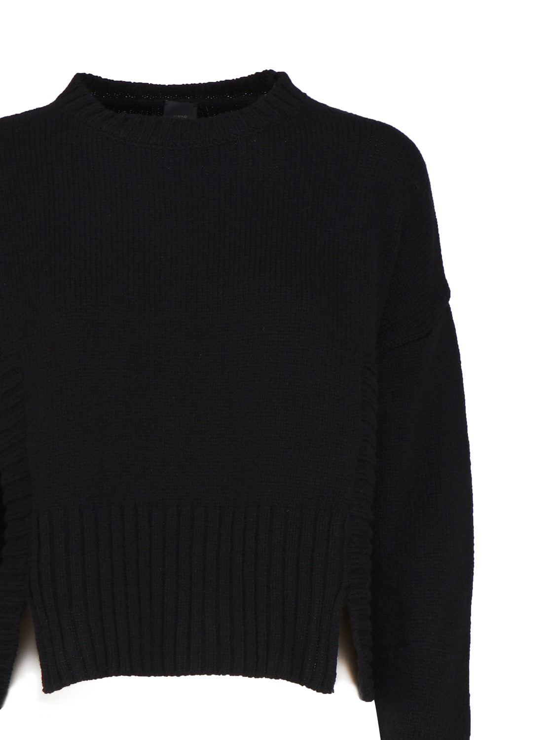 Pinko Sweaters Black Wool